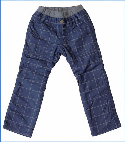 Kids Fleece Lined Striped Pants