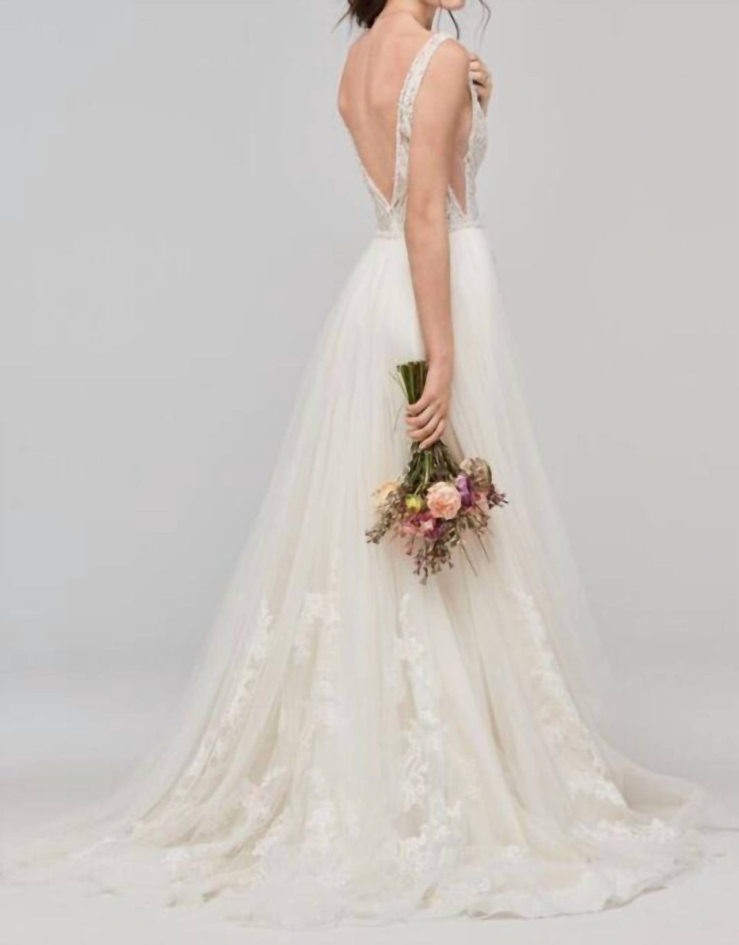 Philomena V Neckline Bridal Dress