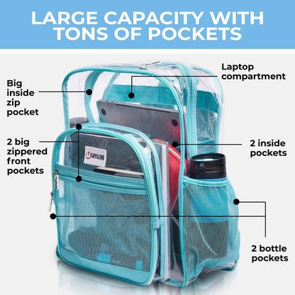 SHYLERO - Women's Clear Backpack - Rack Hunt