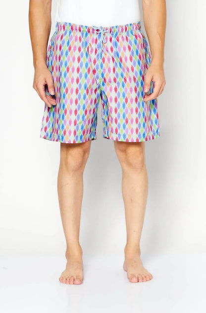 TailorByrd - Abstract Print Swim Trunks - Rack Hunt