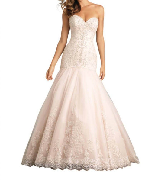 Allure Bridals - Strapless Mermaid Wedding Gown - Rack Hunt -