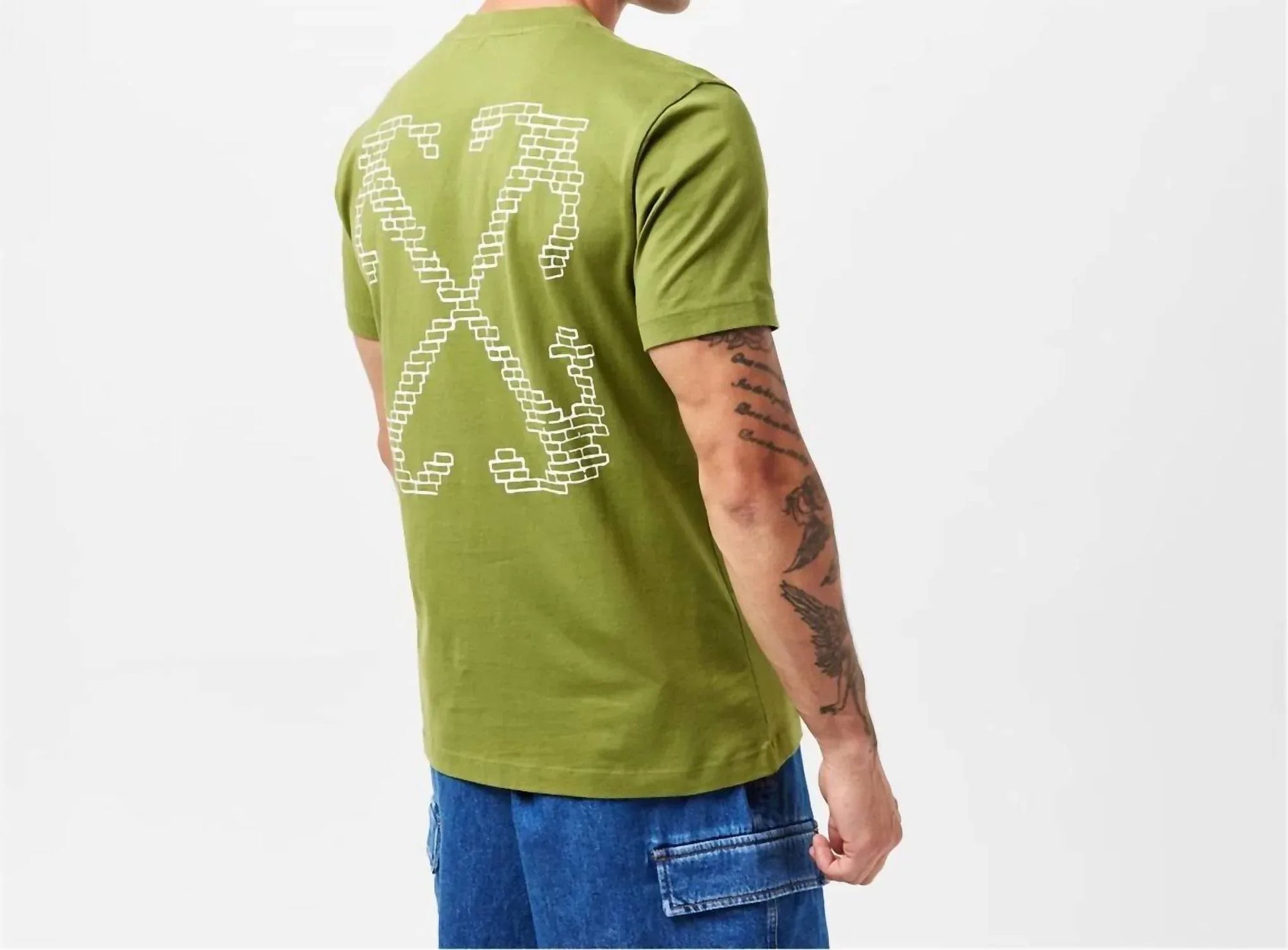 Off-White - Men's Brick Arrow Slim Short Sleeve Tee - Rack Hunt
