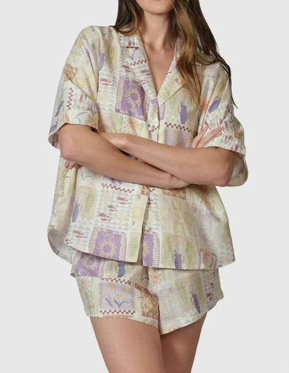 Walnut - Tropez Oversized Button-down Shirt - Rack Hunt