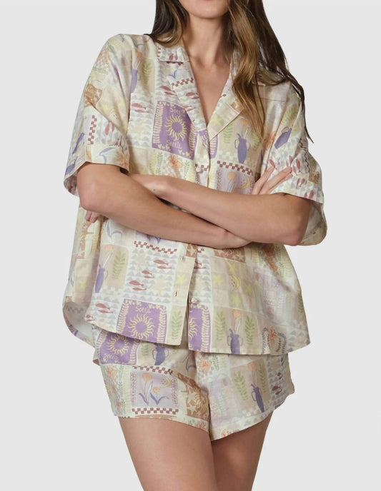 Walnut - Tropez Oversized Button-down Shirt - Rack Hunt -