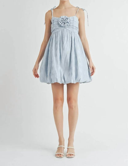 Aiblee - Rosette Mini Dress - Rack Hunt