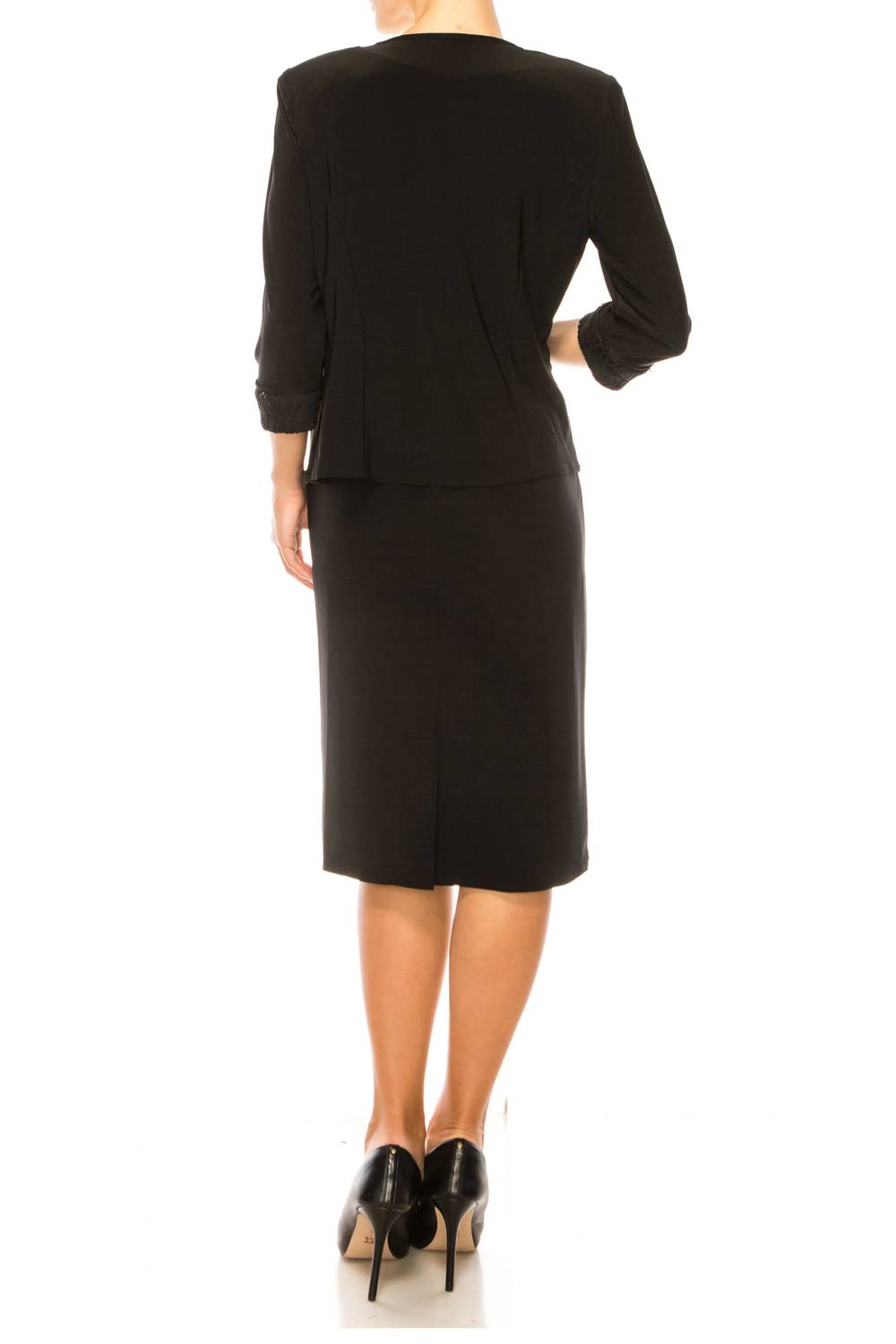 Women's Milay Embroidered Sequin Mesh Jacket Dress