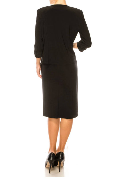 Women's Milay Embroidered Sequin Mesh Jacket Dress