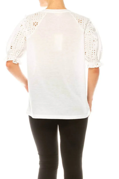 Grand & Greene - Eyelet Sleeve Raglan T-shirt - Rack Hunt