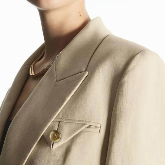 COS - Double Breasted Cropped Blazer - Rack Hunt -