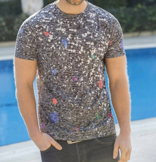 Paint Splash Print T-shirt