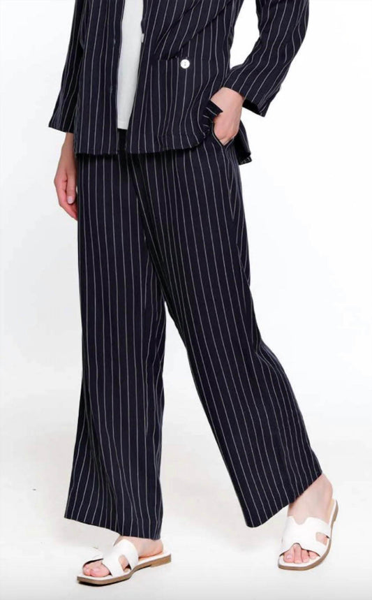 A La Carte - Striped Pull On Pant - Rack Hunt -