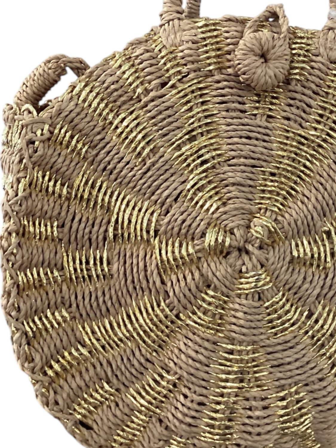 Merveille - Women's Straw Round Cross Body Bag - Rack Hunt -