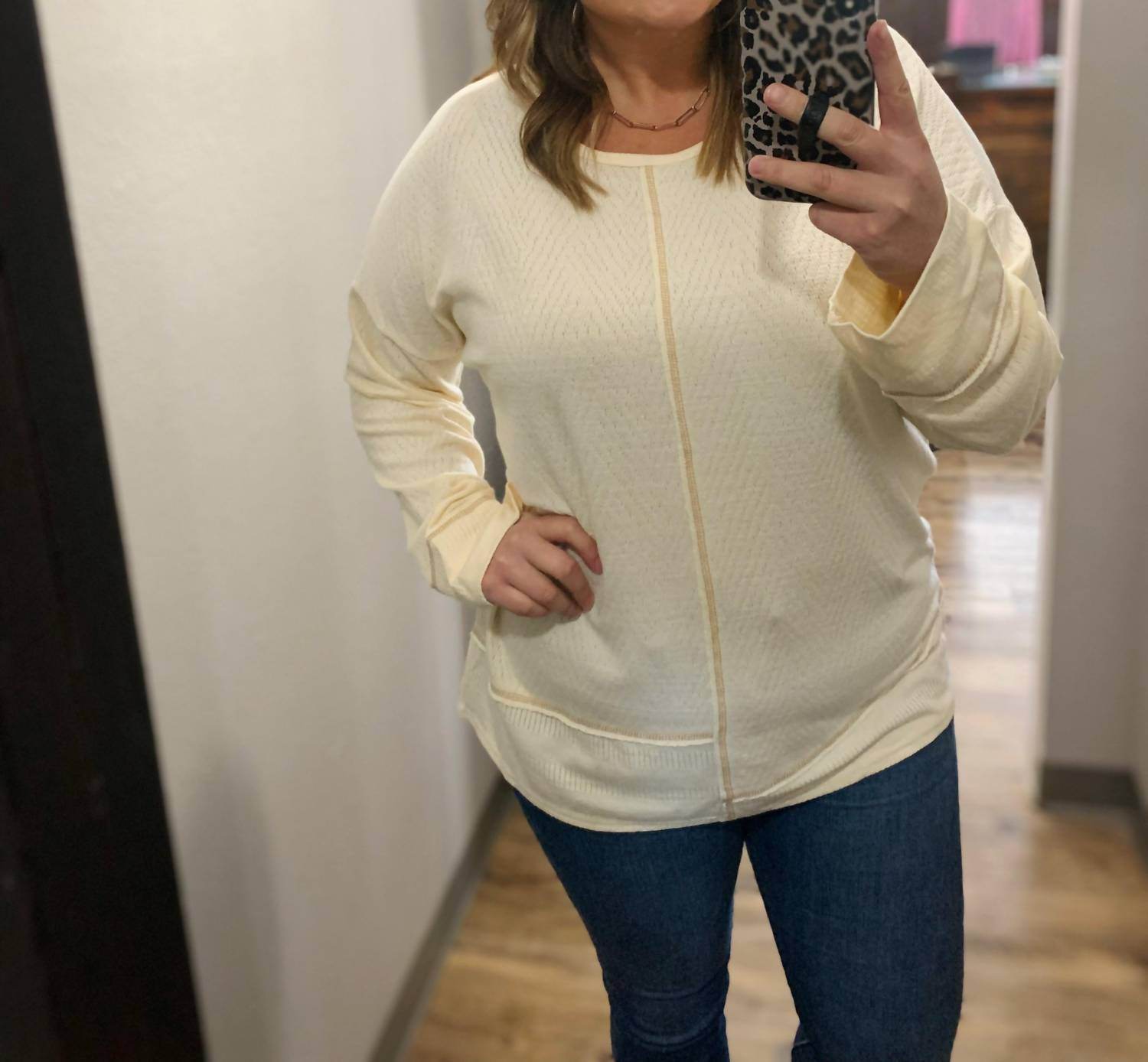 Bluheaven - Soft Knit Mixed Top - Rack Hunt -