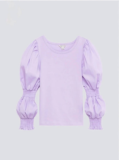 Girls Puff Sleeve Top
