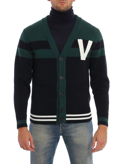 Valentino - V Logo Patch Cardigan - Rack Hunt