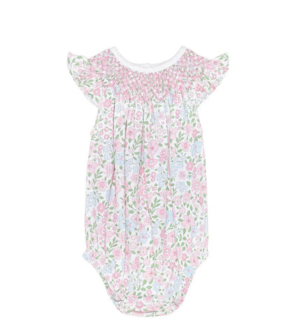 Girl's English Garden Bishop Bubble Romper