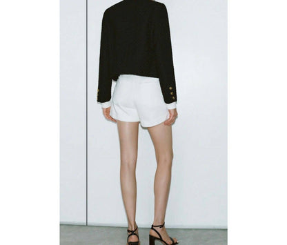 Long Sleeve Tweed Blazer