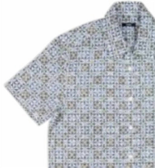 Men's Printed Poplin Shirt