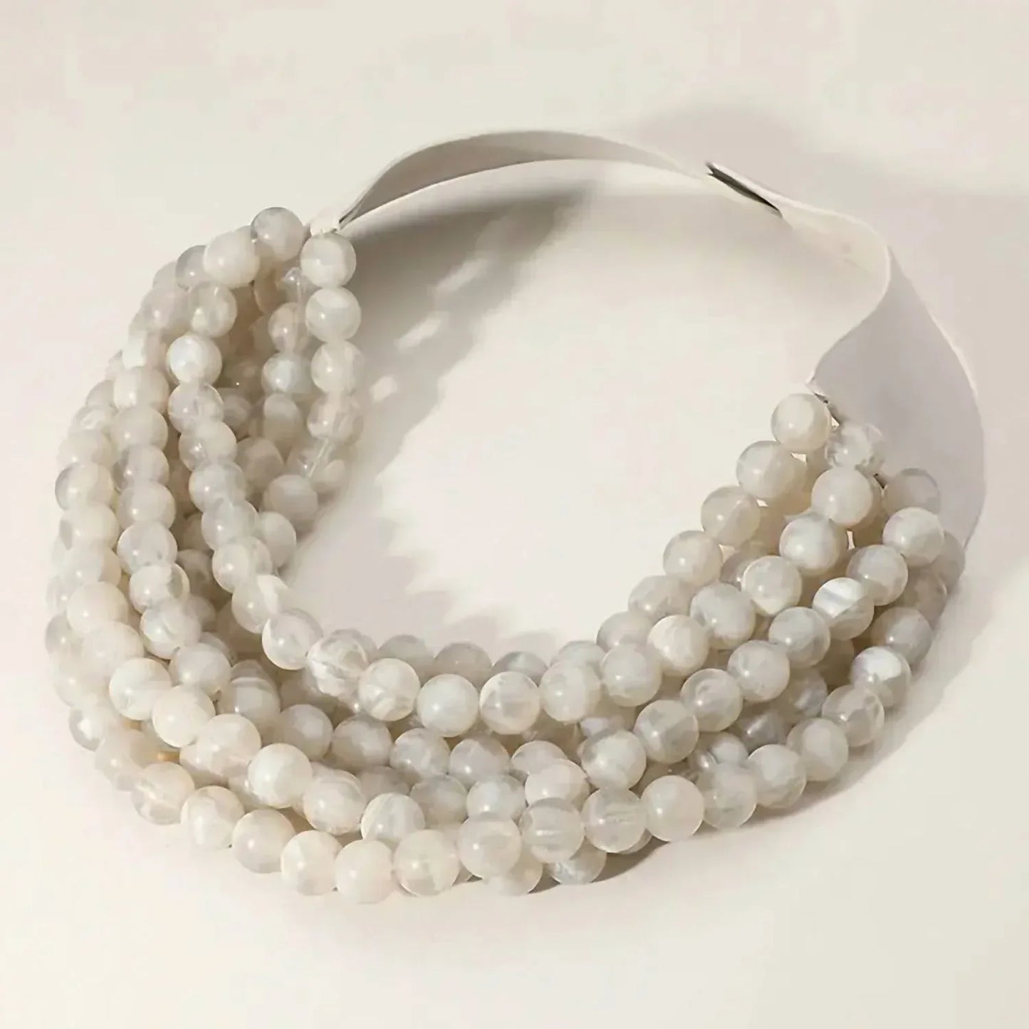 ANB Fashion - Women's Chunky Beaded Layered Necklace - Rack Hunt