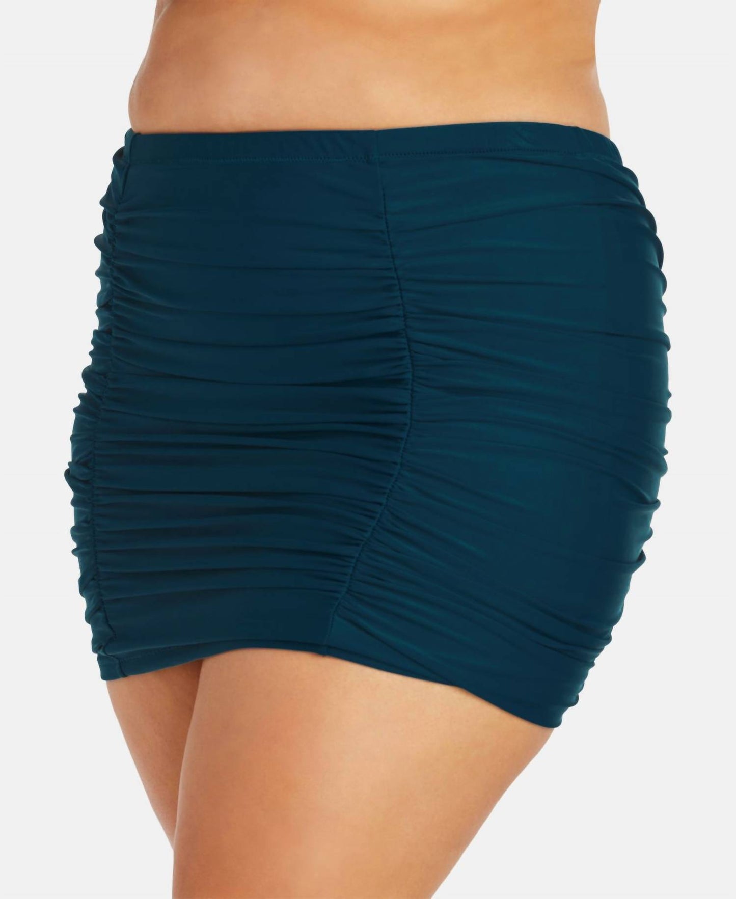 Women's Trendy Plus Size High Waist Tummy Thinner Swim Skirt