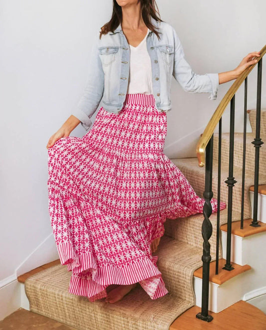 BROOKS AVENUE - Triple Tiered Maxi Skirt - Rack Hunt