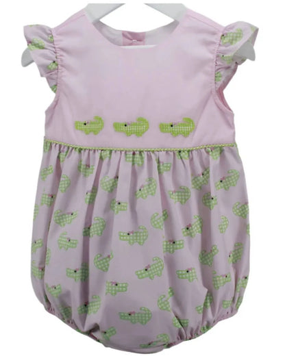 Charming Little One - Baby Crocodile Print Mary Bubble - alternate view - Rack Hunt