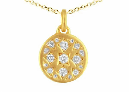 La Soula Jewelry - Women's Alissa Mosaic Pendant Necklace - Rack Hunt