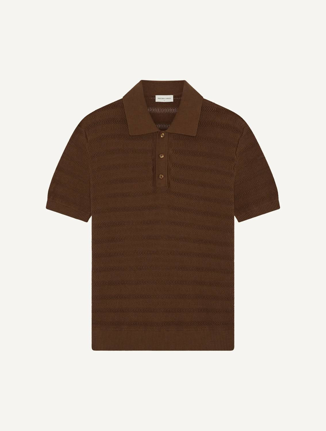 Vidal Cotton Blend Buttoned Short Sleeve Polo