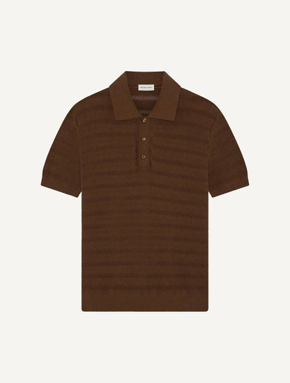 Vidal Cotton Blend Buttoned Short Sleeve Polo