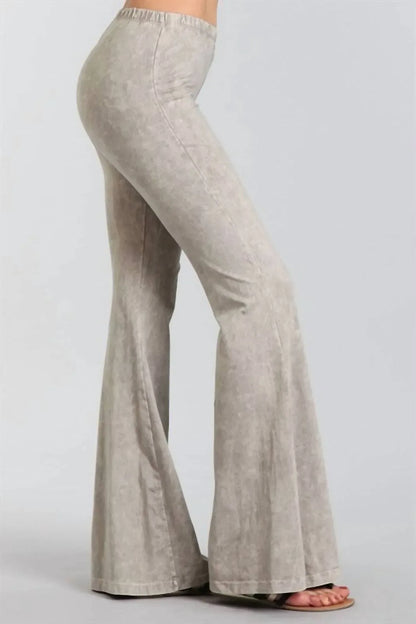 Chatoyant - Mineral Wash Bell Bottom Soft Pants - Rack Hunt