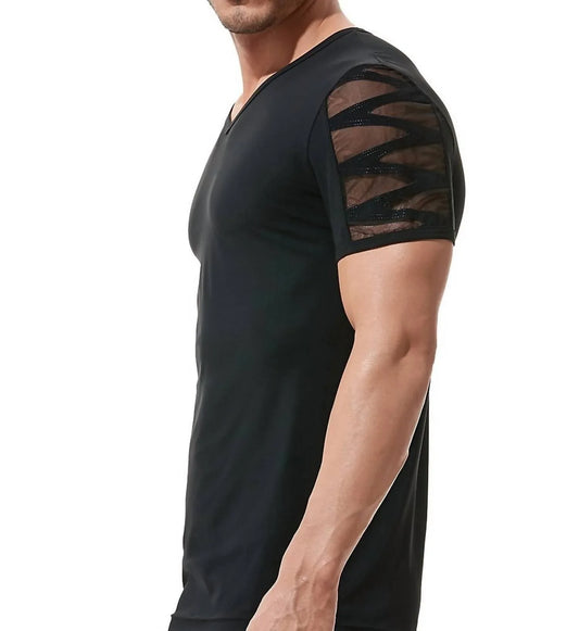 Gregg Homme - High-Line Laser Cut Embroidered T-Shirt - alternate view - Rack Hunt