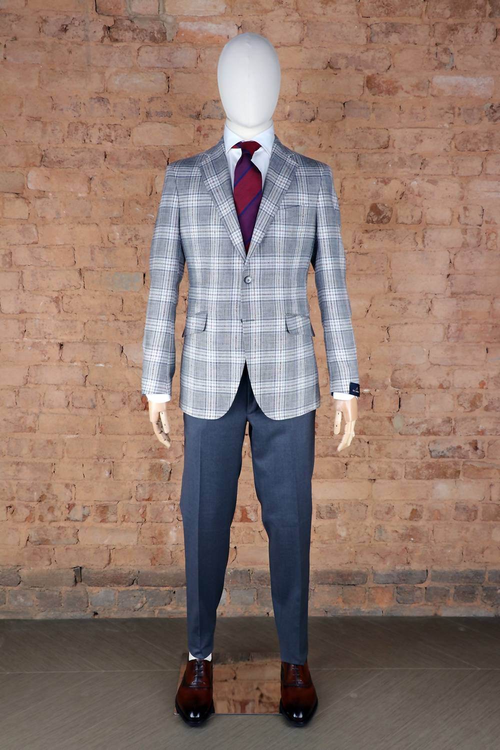 Scabal - Men's Kenton Unlined Wool, Silk, & Linen Soft Coat - Rack Hunt -