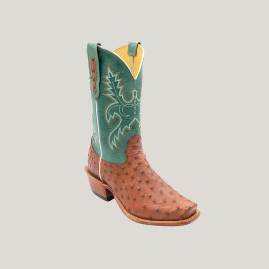 Fenoglio - Women's Full Quill With Turquoise Eagle Boots - Rack Hunt