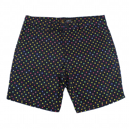 Men's Colorful Squares Print Shorts