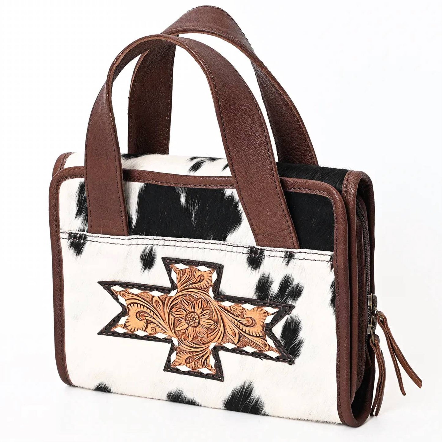Women's Leather Jewelry Travel Case