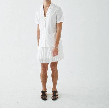 Basketball Mesh Mini Skirt