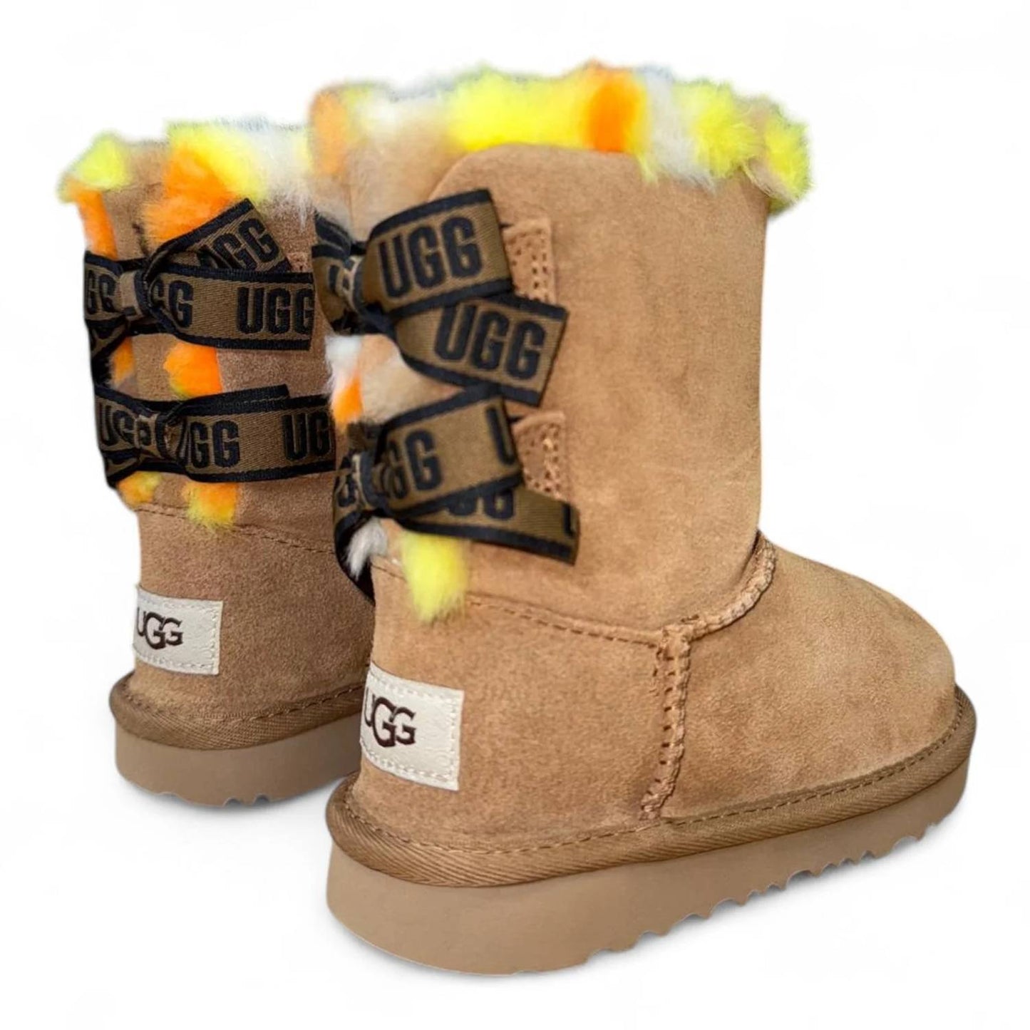 Toddler Kid's Bailey Bow Plaid Punk Boot