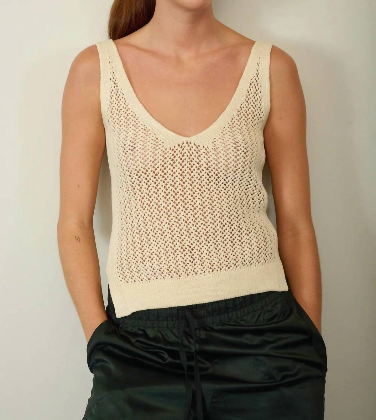 Calvi Open-knit Top