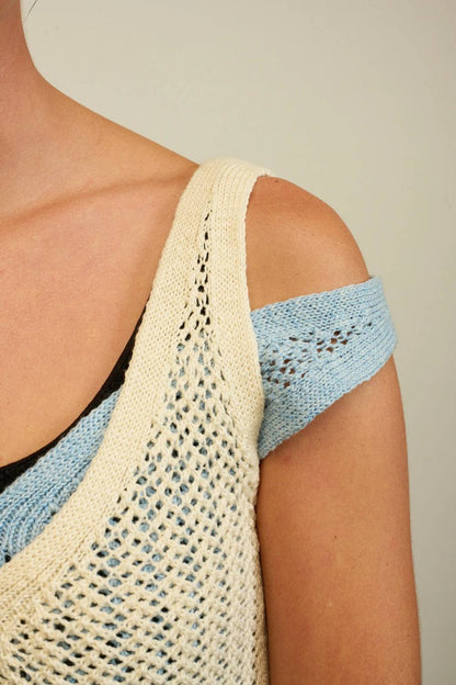 Calvi Open-knit Top