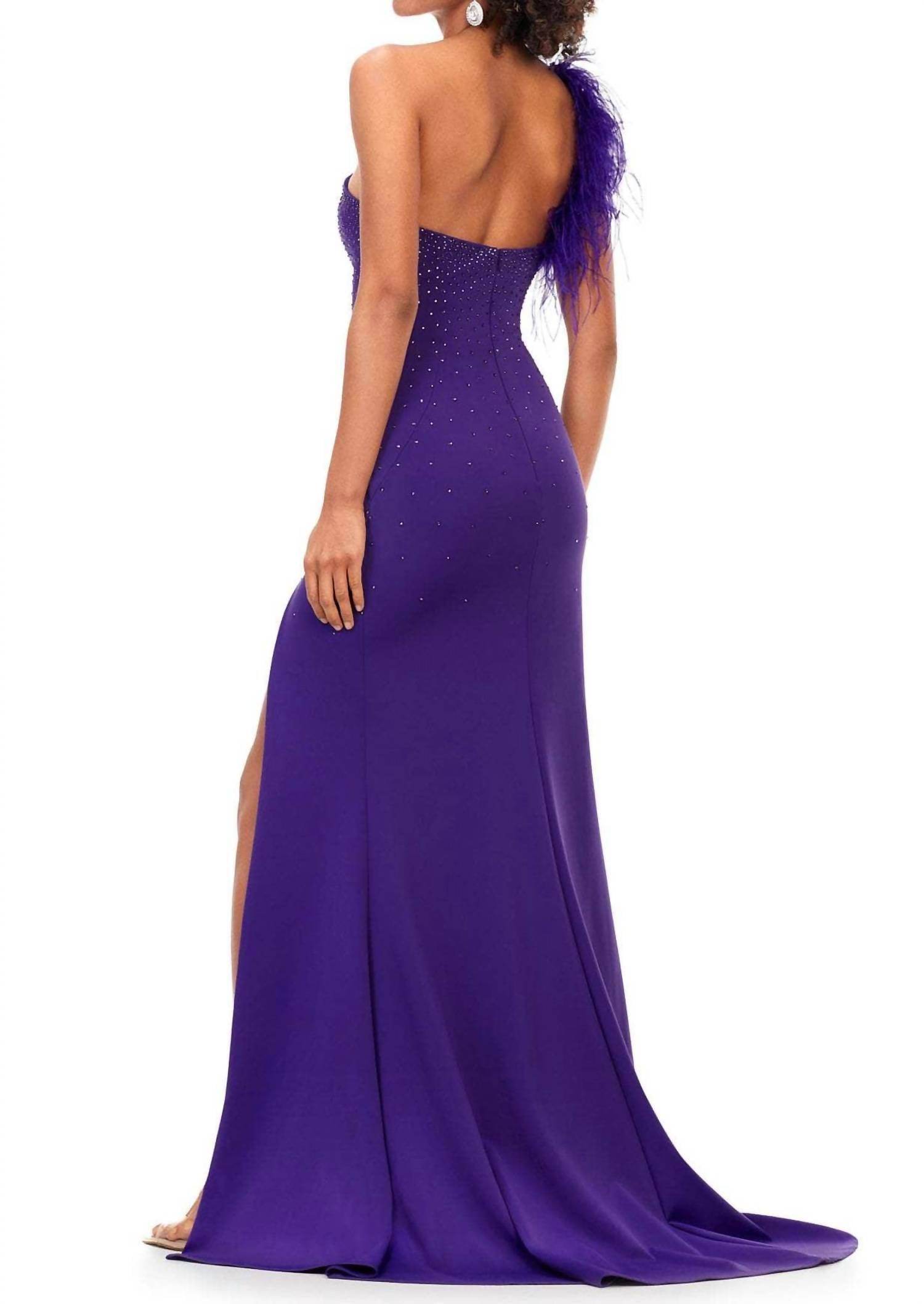 ASHLEYlauren - One Shoulder Prom Dress - Rack Hunt