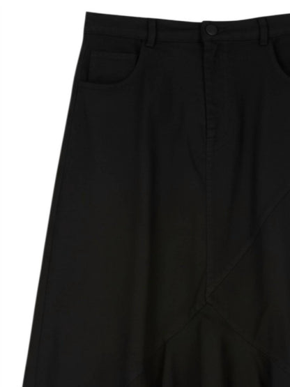 Women's Frayed Hem Hi Low Ruffle Skirt