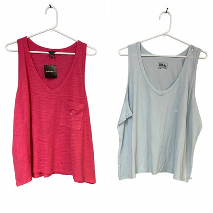Women's Solstice Slub Pocket Tempo Two-piece Tank Top - Plus