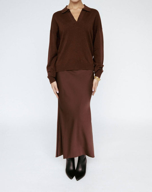 Butter Satin Bias Cut Skirt