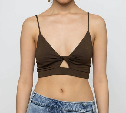 Twisted Front Cut Out Bralette