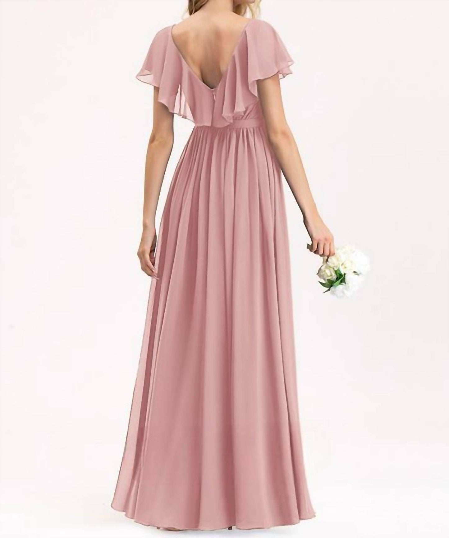 JJ's House - A-line Vneck Bridesmaid Dress - Rack Hunt -