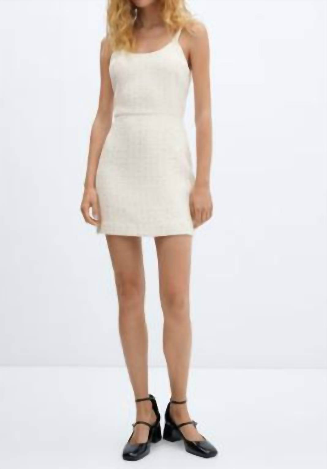 Mango - Tweed Sequin Dress - Rack Hunt -