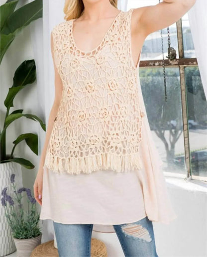 A'REVE - Lace Front Long Tank - Rack Hunt