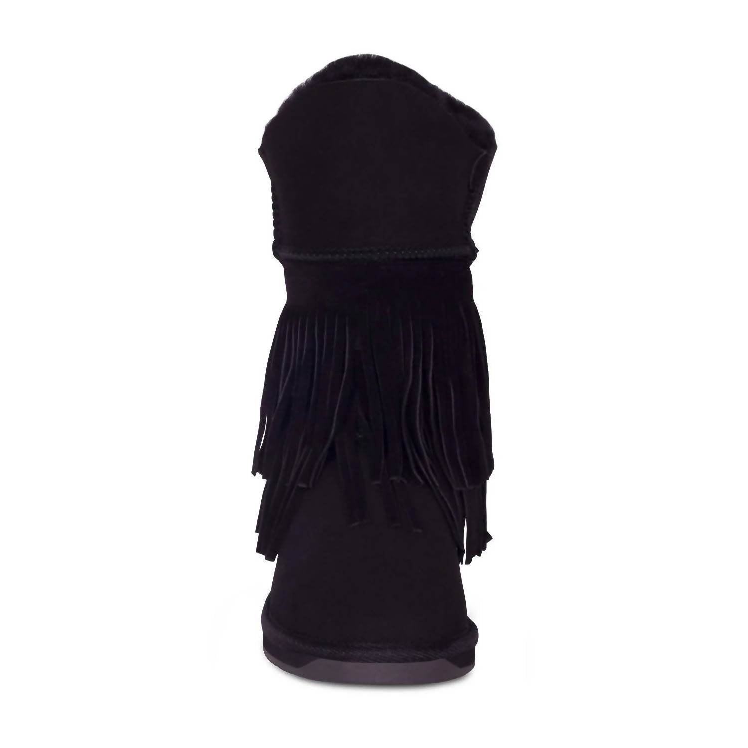 RJ's Fuzzies - Women's Classic Fringed Sheepskin Boot - Rack Hunt