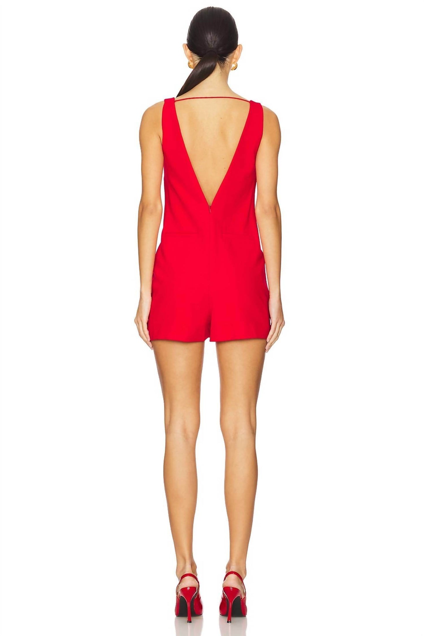 Sans Faff - Plunge Playsuit - Rack Hunt -