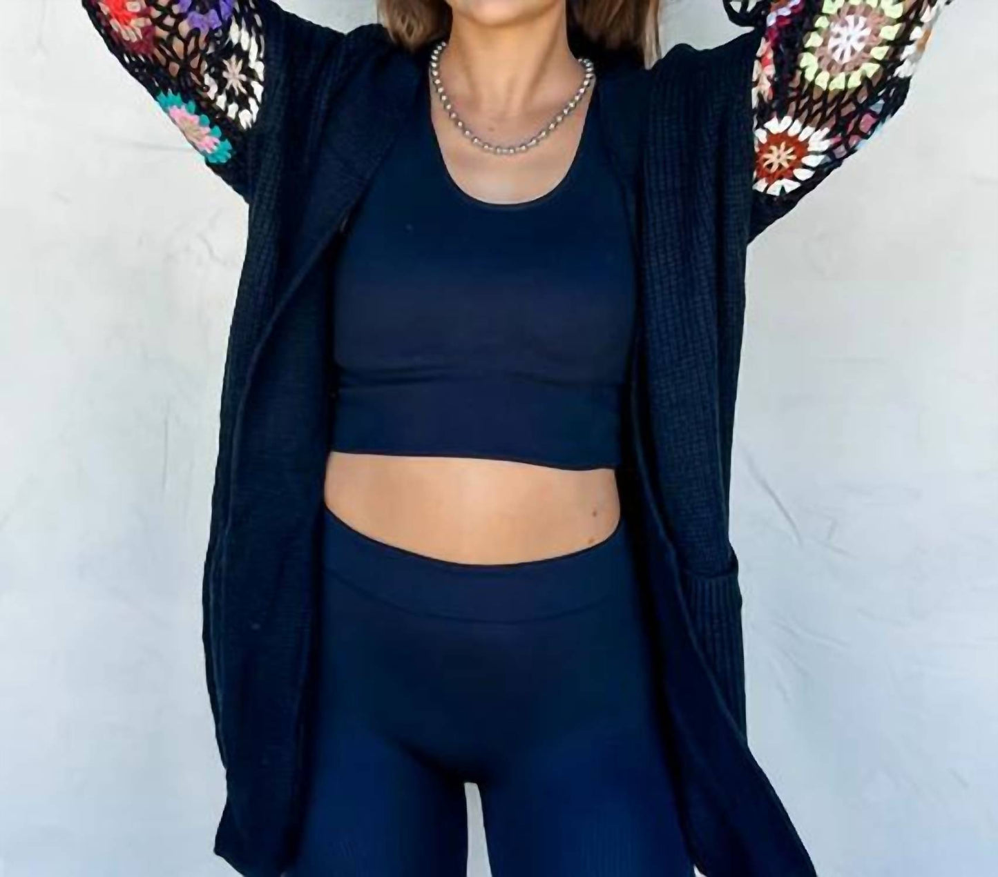 Granny Square Sweater Cardigan